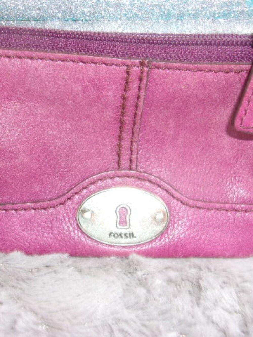 E-231 VINTAGE FOSSIL ID/CHANGE/WALLET